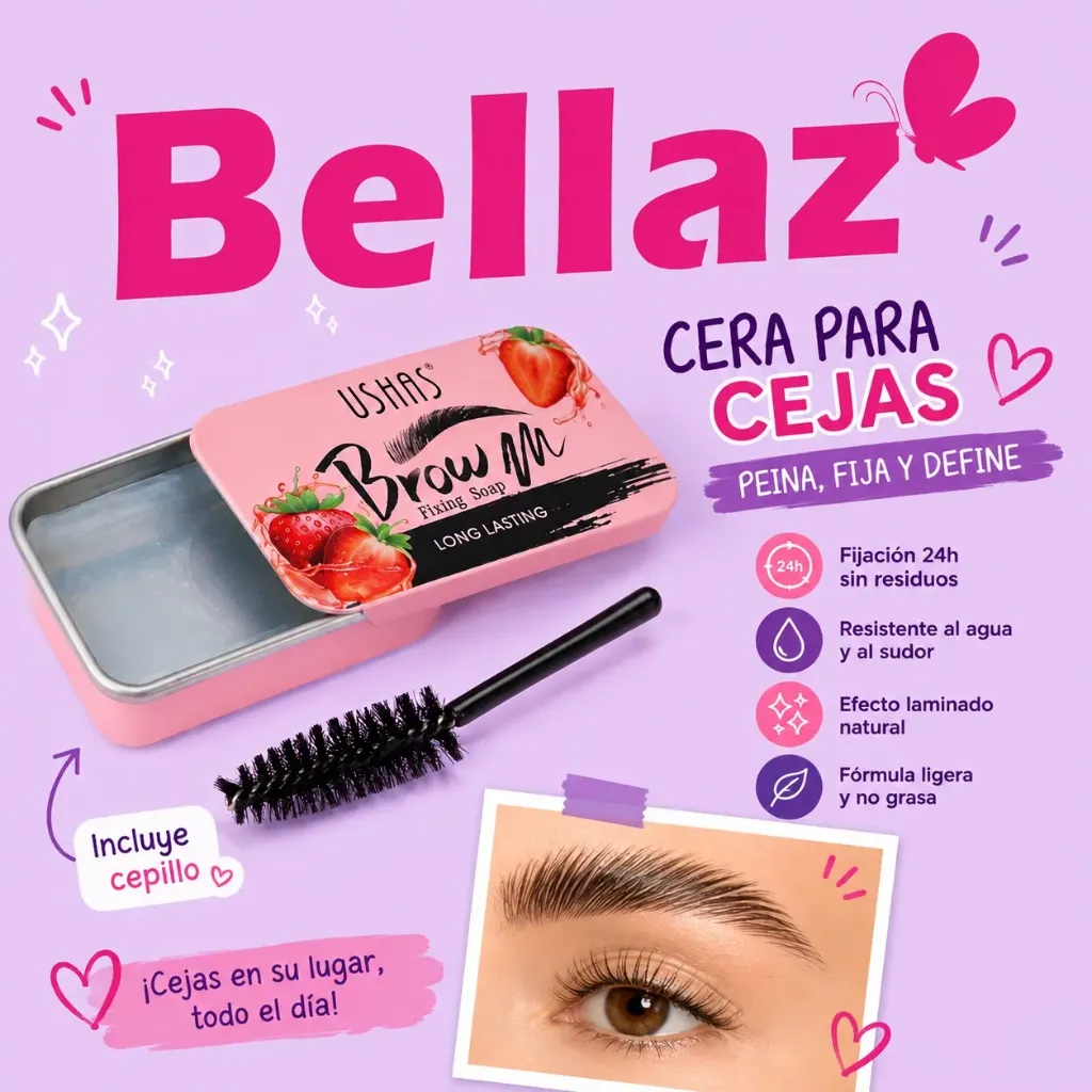 Cera para cejas fresa Ushas - EB022A