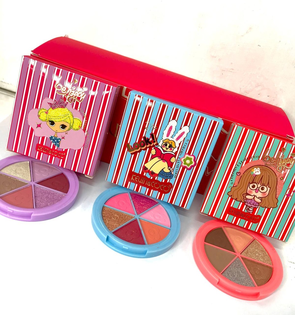 Sombra be happy x6 colores - KC240371