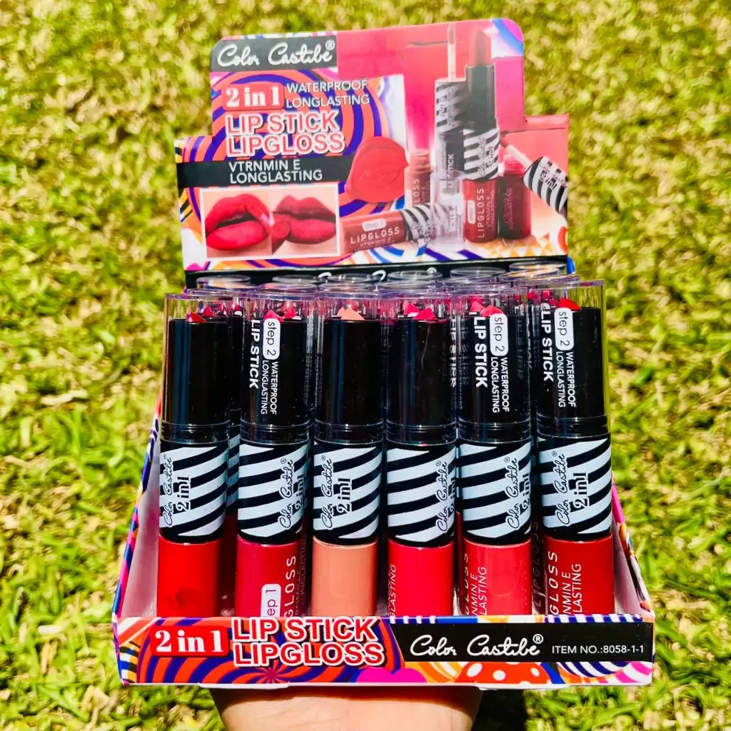 Labial liquido + barra Color Castibe 8058-1