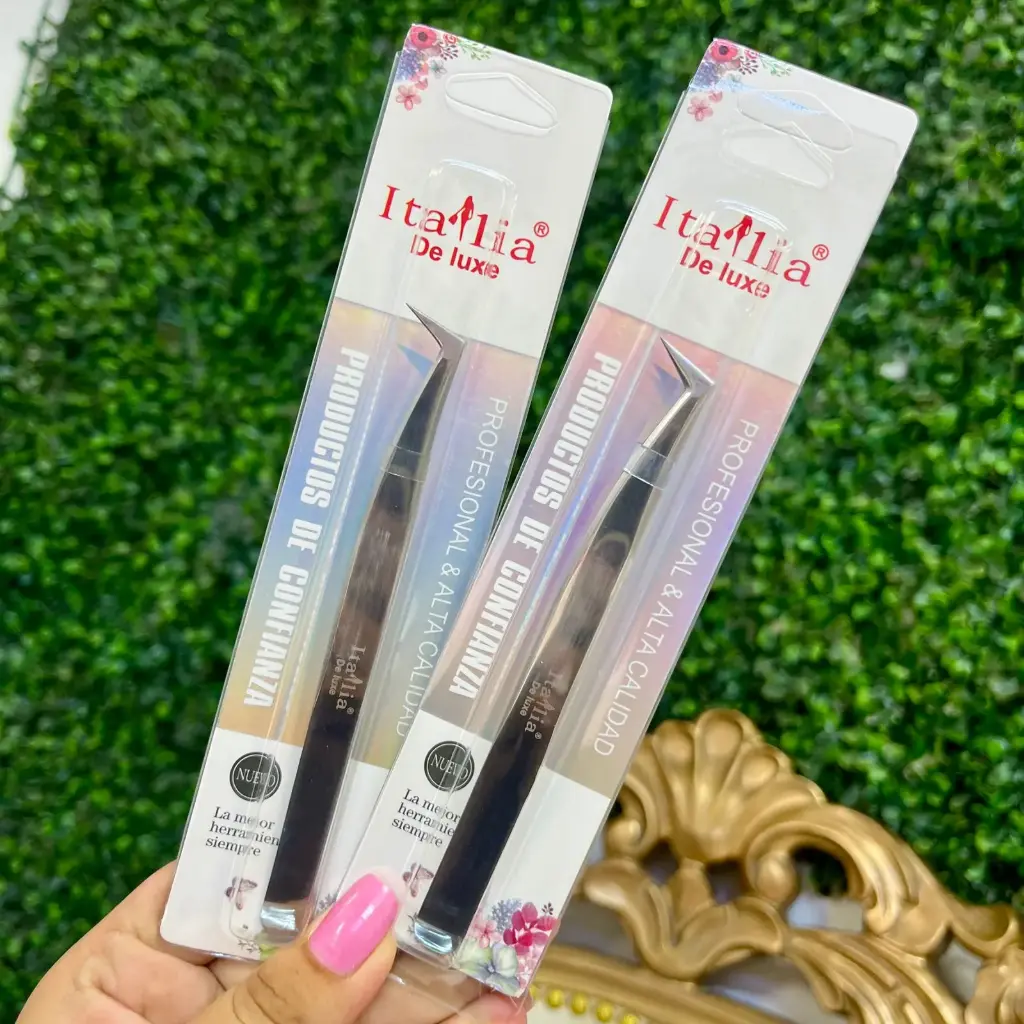 Pinza pestañas metalica Italia MK2693