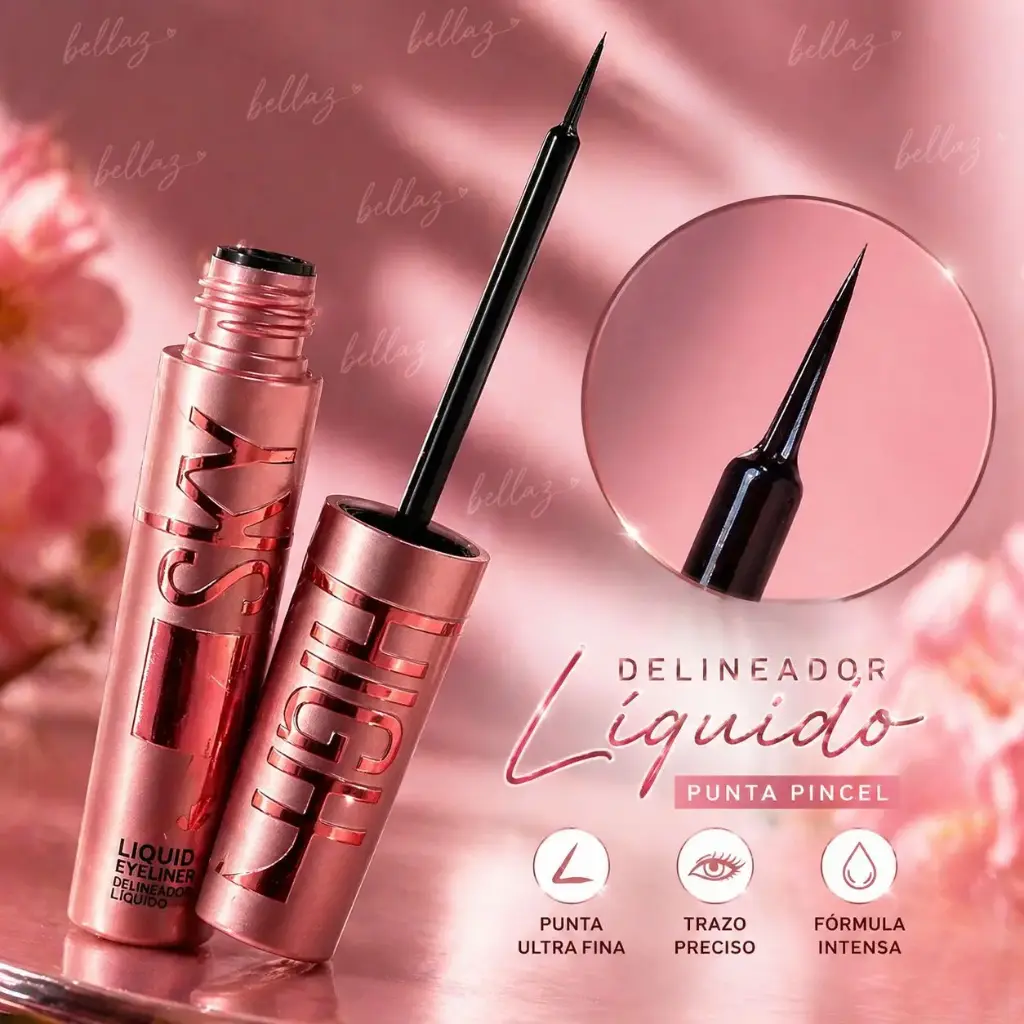 Delineador Sky High punta pincel - PW334