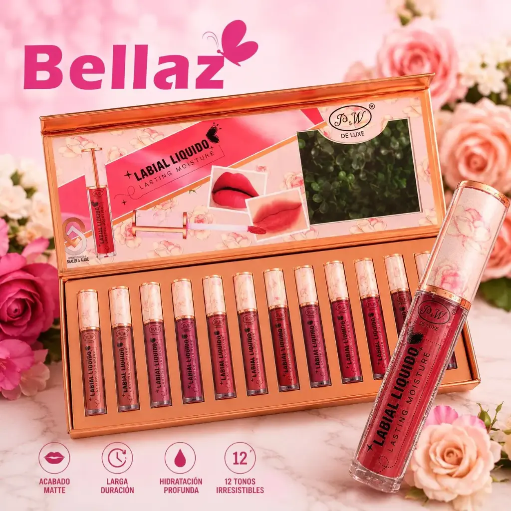 Labial Matte Tapa Flores PW-200