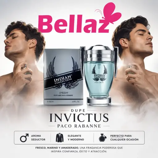 Perfume caballero Invictus Paco Rabane 100ML - Indianne IPR209