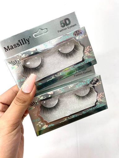 Pestañas Massilly verde 5D 