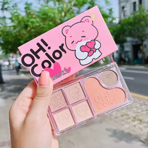 Paleta -rubor-contorno-polvo Oh Color Kevin&Coco KC245475