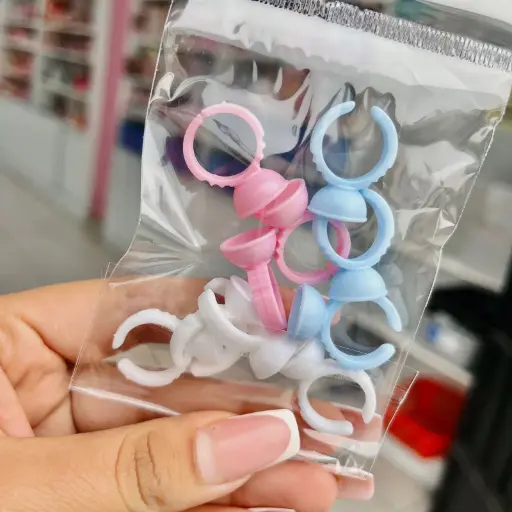 Anillo para pegamento de pestañas