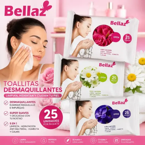 Pañitos Desmaquillantes x25wipes - HR