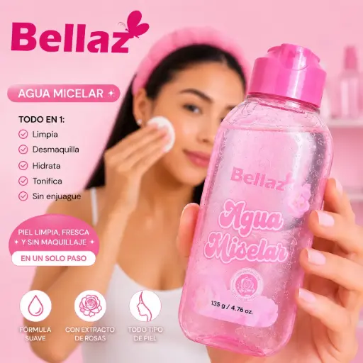Agua micelar rositas - Bellaspa GCS-486